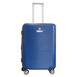 Swiss Military 24 Inch Medium Primus Series Polycarbonate Hard Top Luggage (Blue) - HTL9