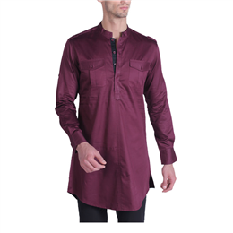 Imperial India Company - Formal Shirt for Men (Dark Wine) - IICSH053