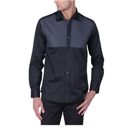 Imperial India Company - Formal Shirt for Men (Black) - IICSH059