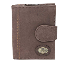Swiss Military Unisex Leather Wallet (Brown) - LW6